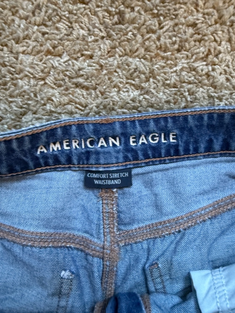 American Eagle Outfitters dreamy drape A-Line fit jeans size 10 - Picture 2 of 4